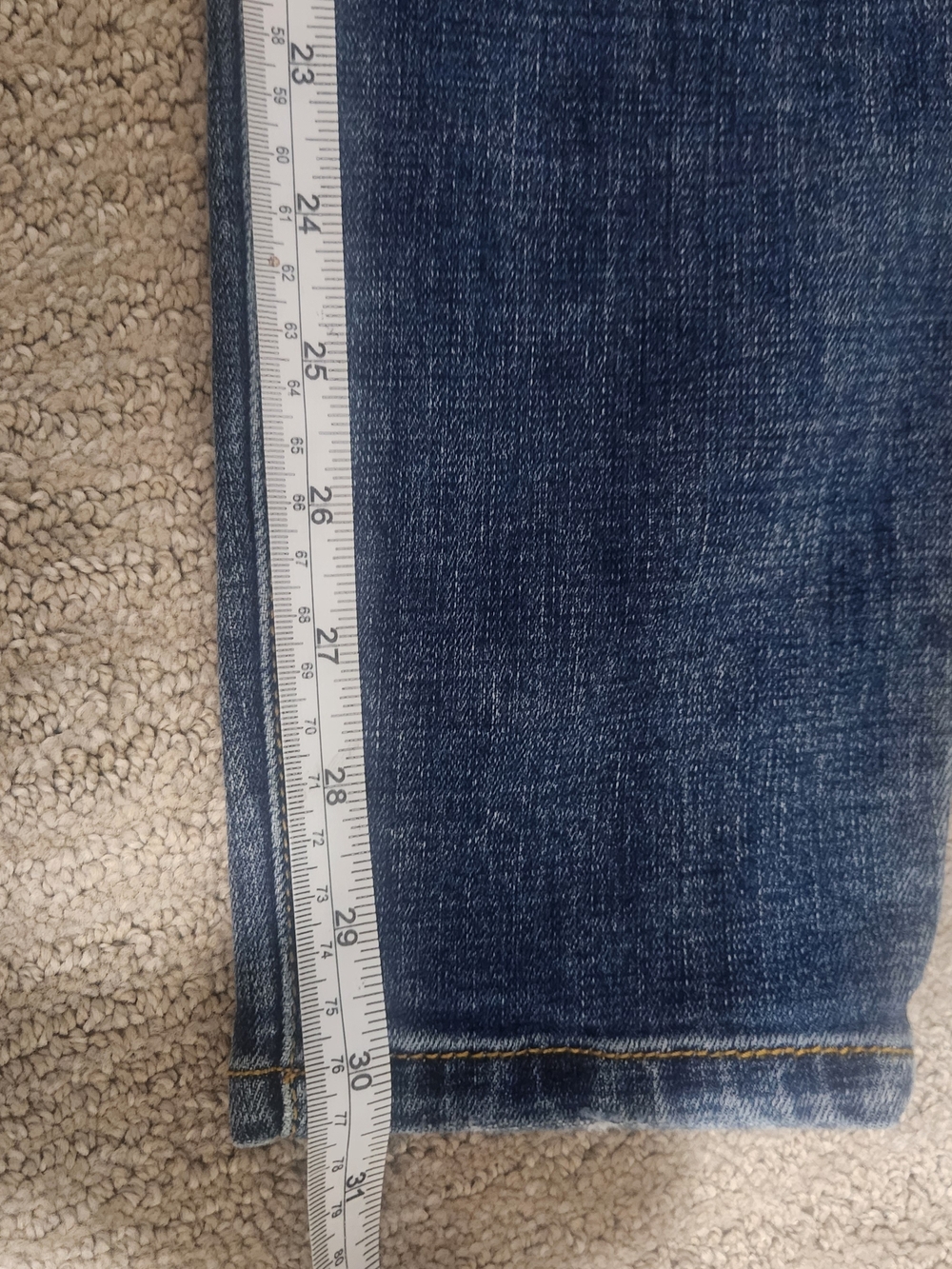 CAbi Dark Blue High-Rise Jeans with Braided Waistband - Picture 5 of 6